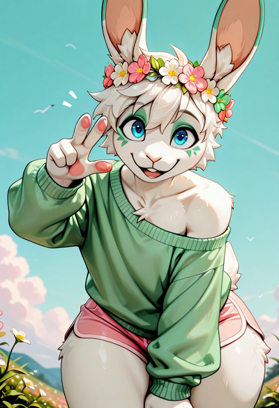 A bunny for dinner: Lin Mynt