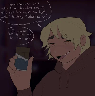 Trevor ||  Your "Straight" Femboy Bestfriend Wants To Try Some Aphrodisiac Chocolate With You, Just For The "Jokes" He Says