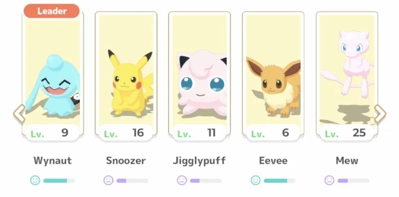 My Pokémon sleep team idk