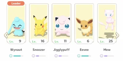 My Pokémon sleep team idk