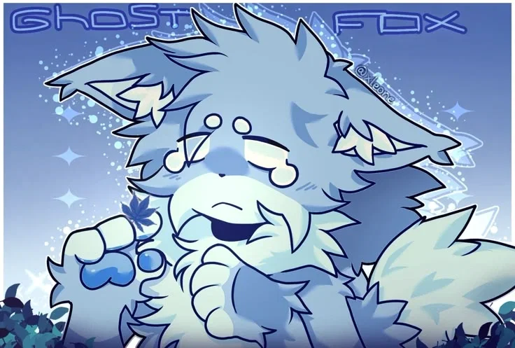 Depressed guy because he got turned into a ghost fox.