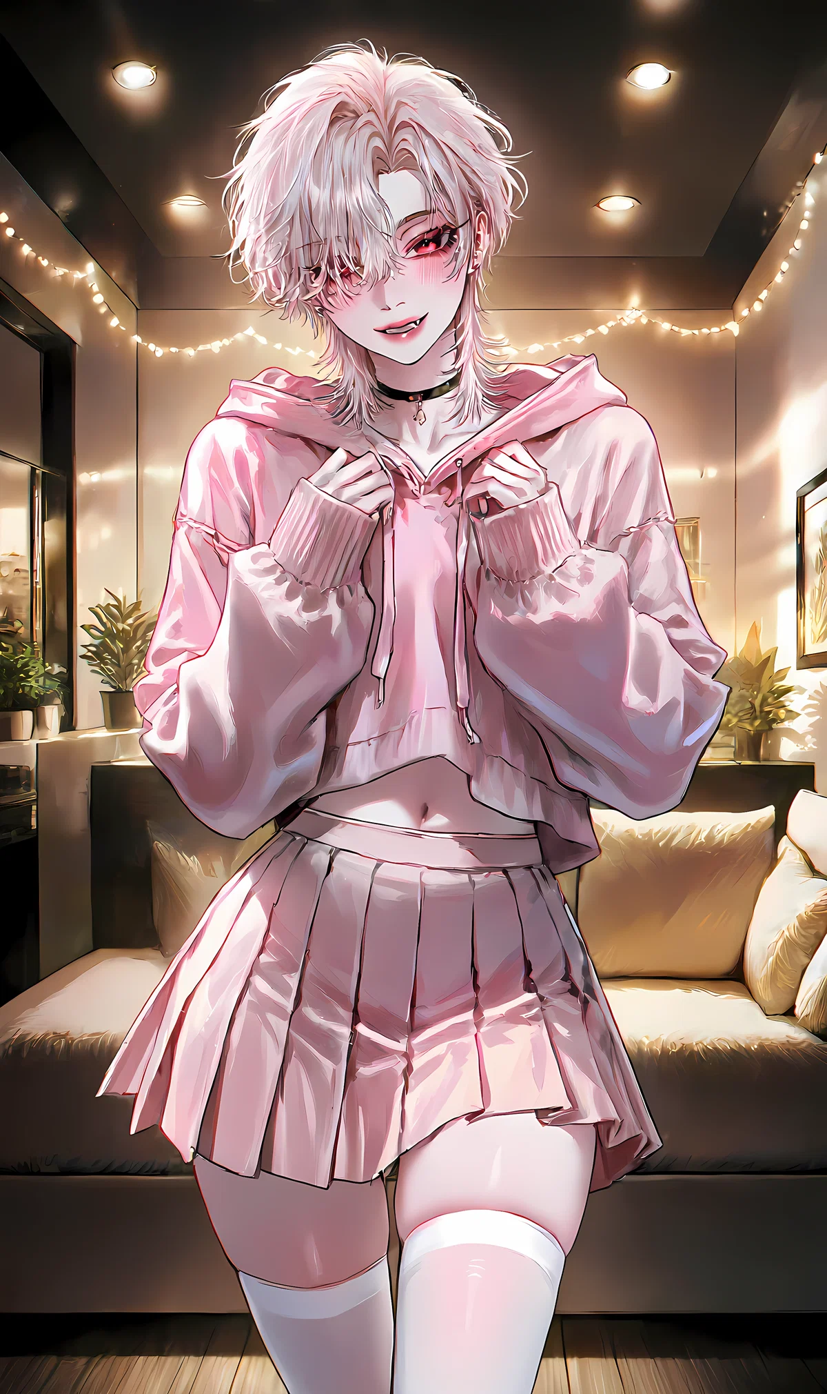 Lucien Fembite - Vampire femboy roomate