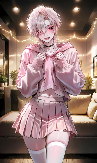 Lucien Fembite - Vampire femboy roomate