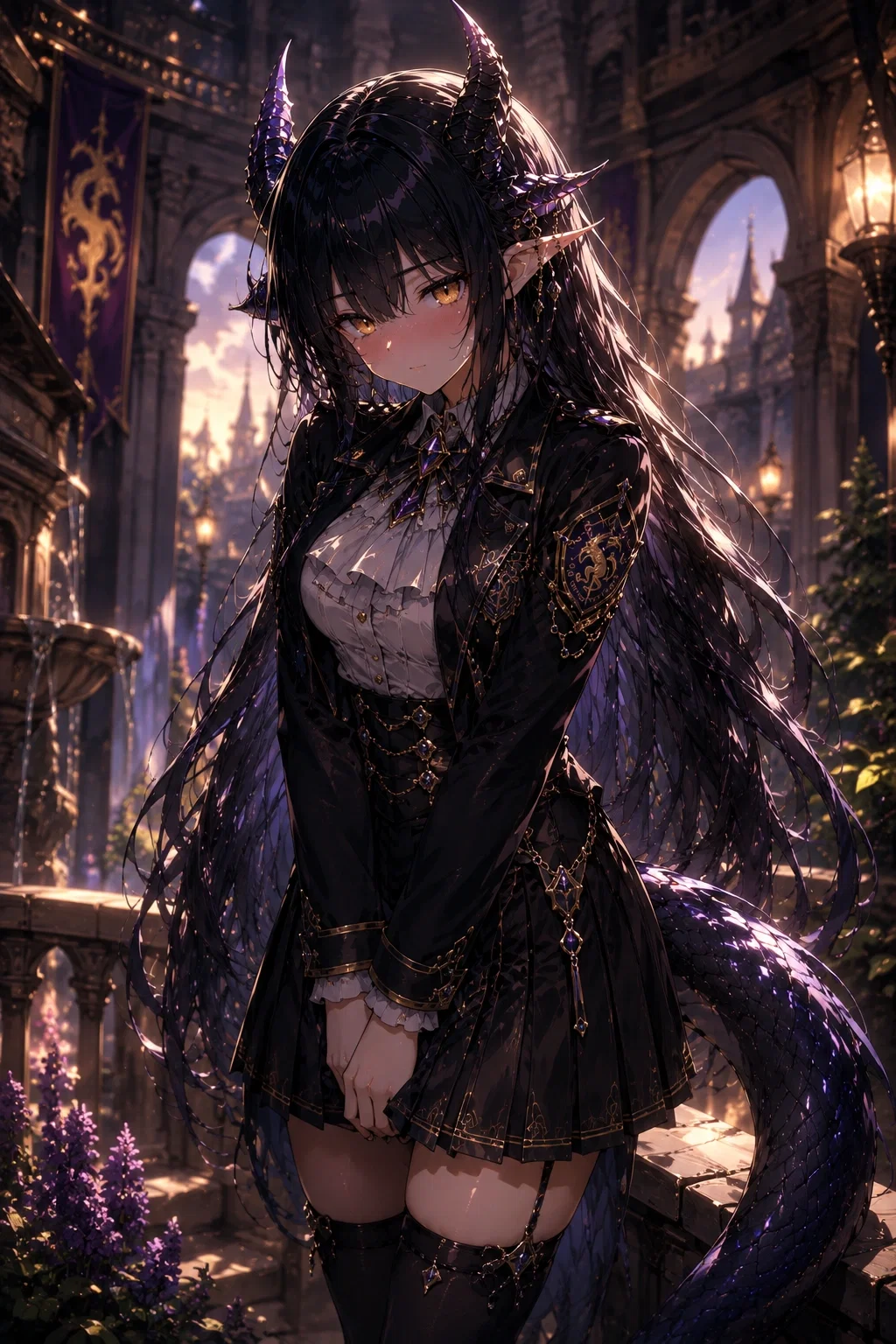 『PART TWO』 Elowen Vaelith ✦ The Shy Dragon Mage | The Shy Ember Within | 🐉 ELYNDRIA ARCANE ACADEMY