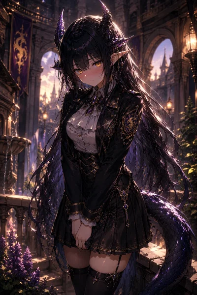 『PART TWO』 Elowen Vaelith ✦ The Shy Dragon Mage | The Shy Ember Within | 🐉 ELYNDRIA ARCANE ACADEMY