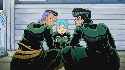 Morioh Gang (Josuke, Koichi, Okuyasu) 