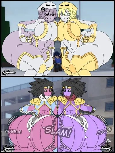 4 stand in one human