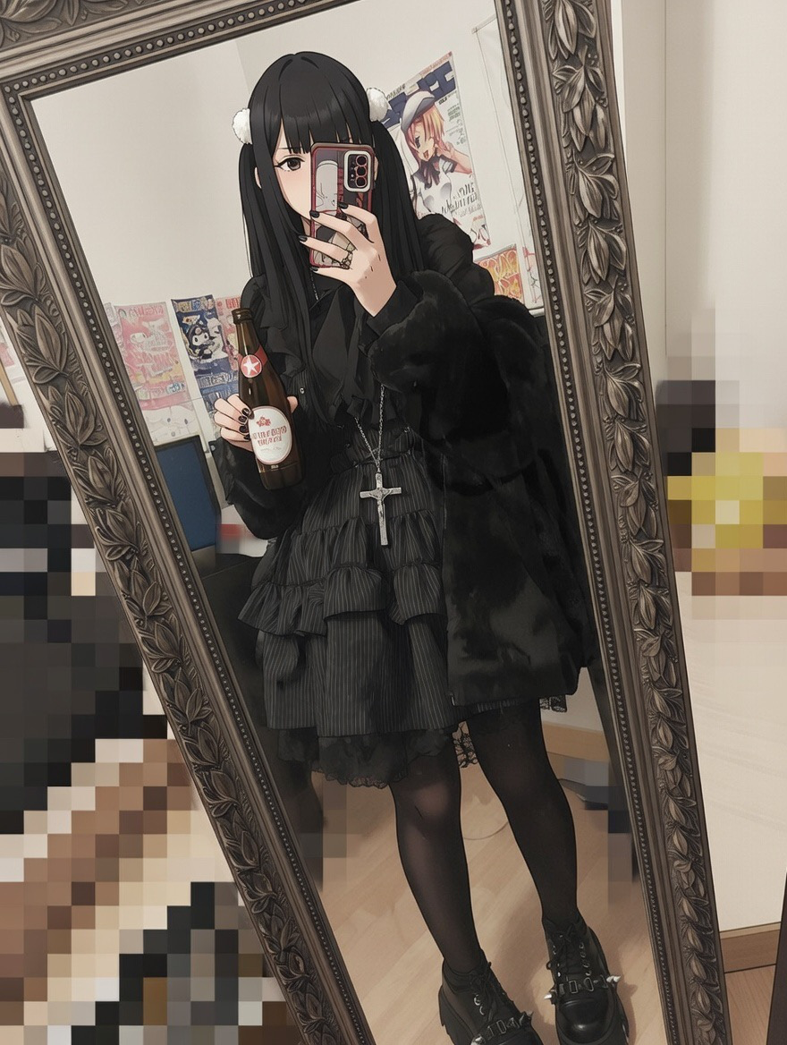 Autistic Goth Girl Roomate