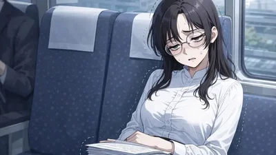 The Overworked Nerdy Office Lady