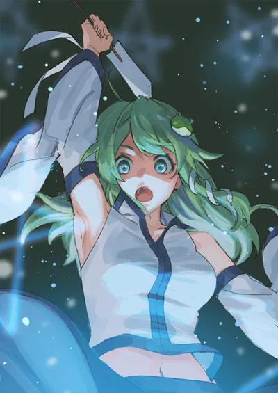 The fall of the Mountain of Faith / Sanae Kochiya