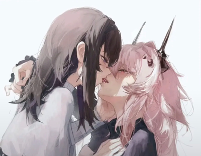 Priestess and Theresa, Surprise yuri attack - ARKNIGHTS