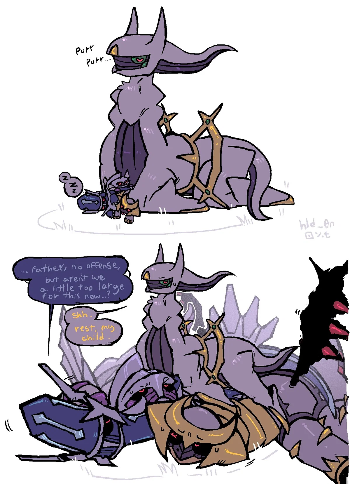 Arceus and the Creation Trio