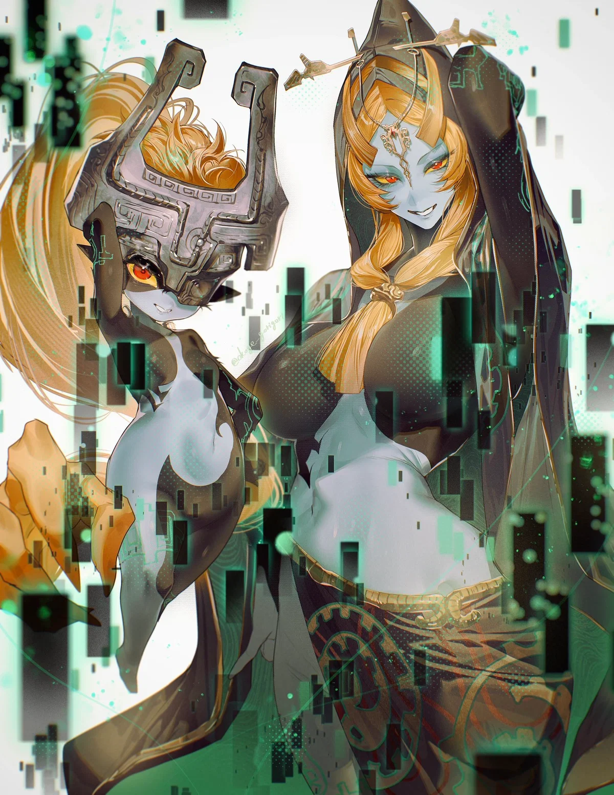 Midna (True form & Imp form)