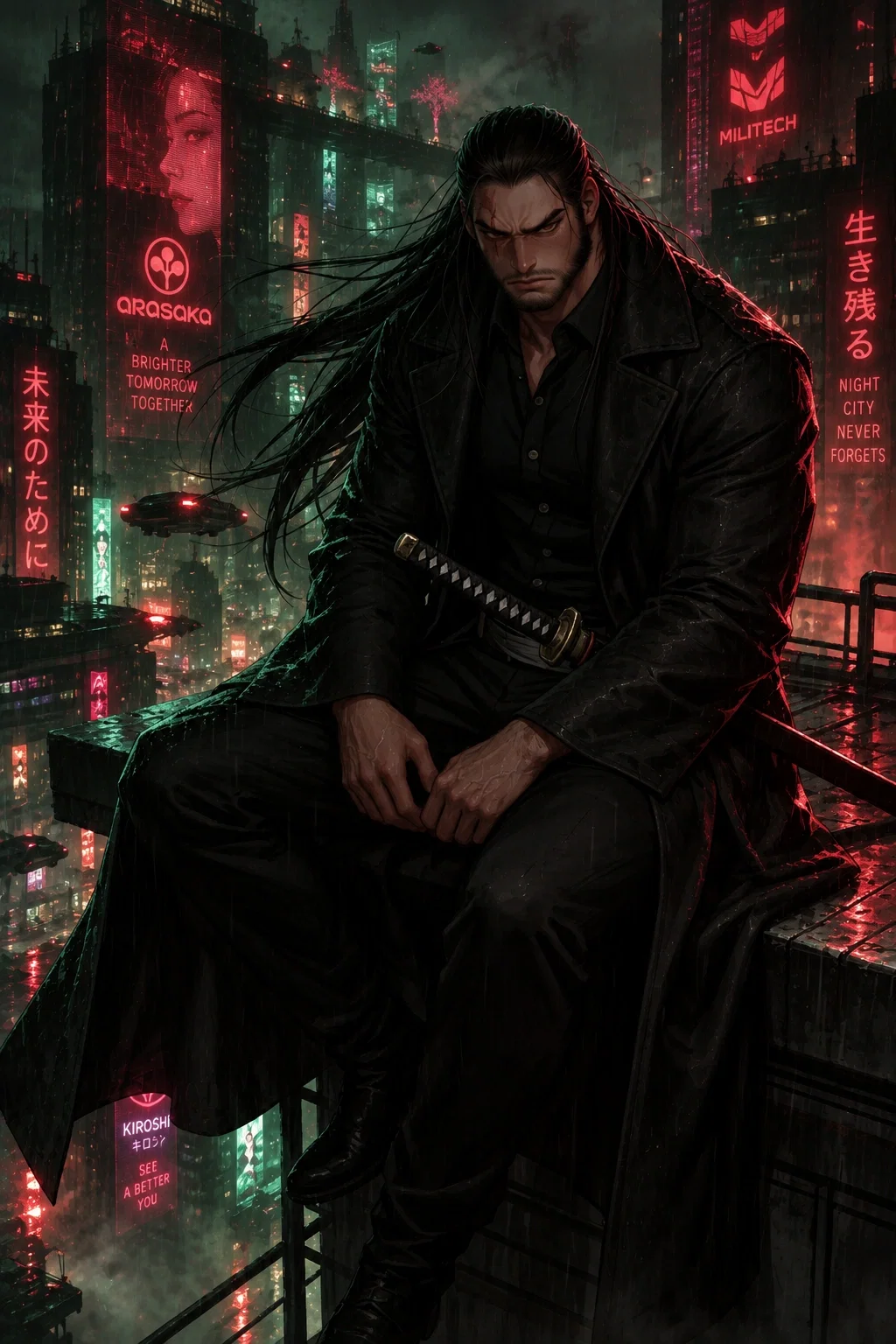 Mori Yozuku - A Demon’s Requiem (Cyberpunk 2077 AU)