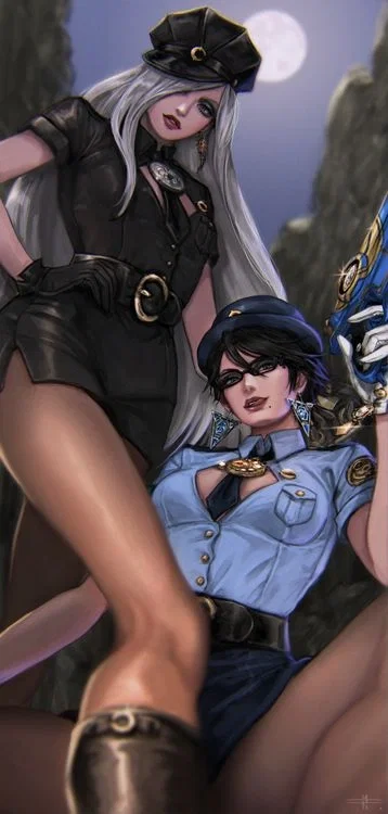 Jeanne and Bayonetta