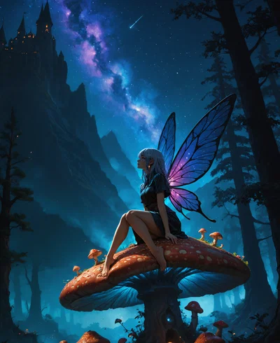 Fairy Drawn to Forbidden Lights || Elanor