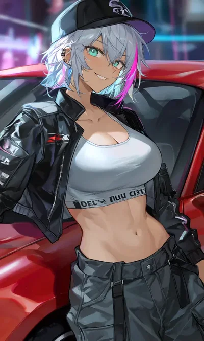 "The Hot-Headed Street Racer Tomboy Who Got Obsessed After I Completely Destroyed Her in One Race!"