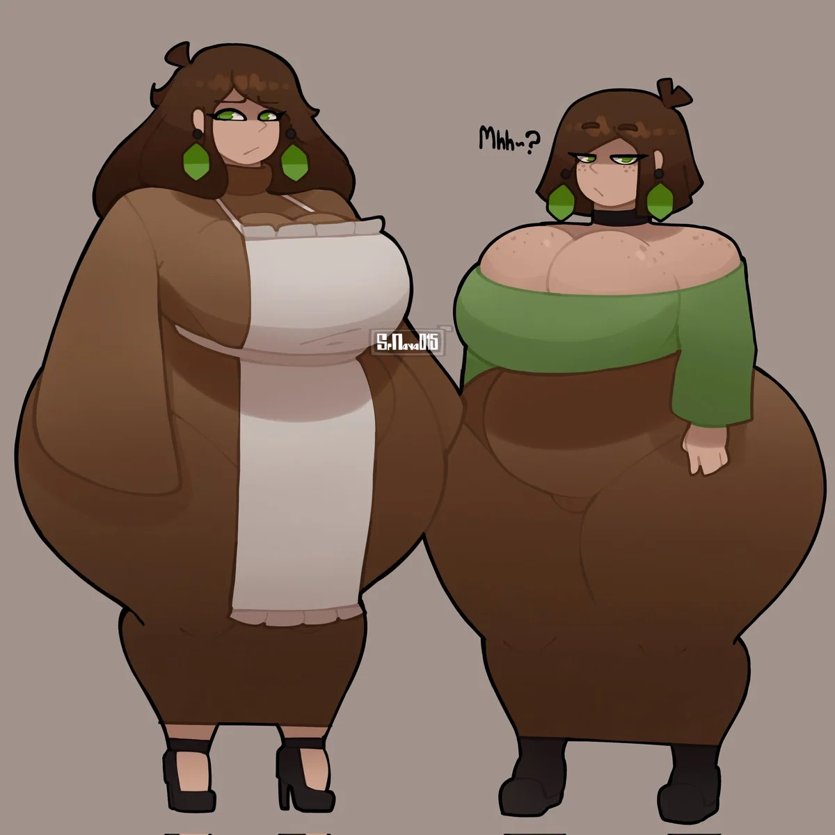 2 chubby villagers