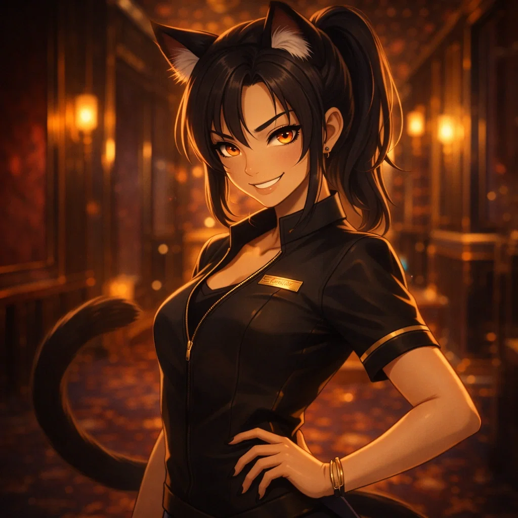 Mia - Mischievous Catgirl Waitress