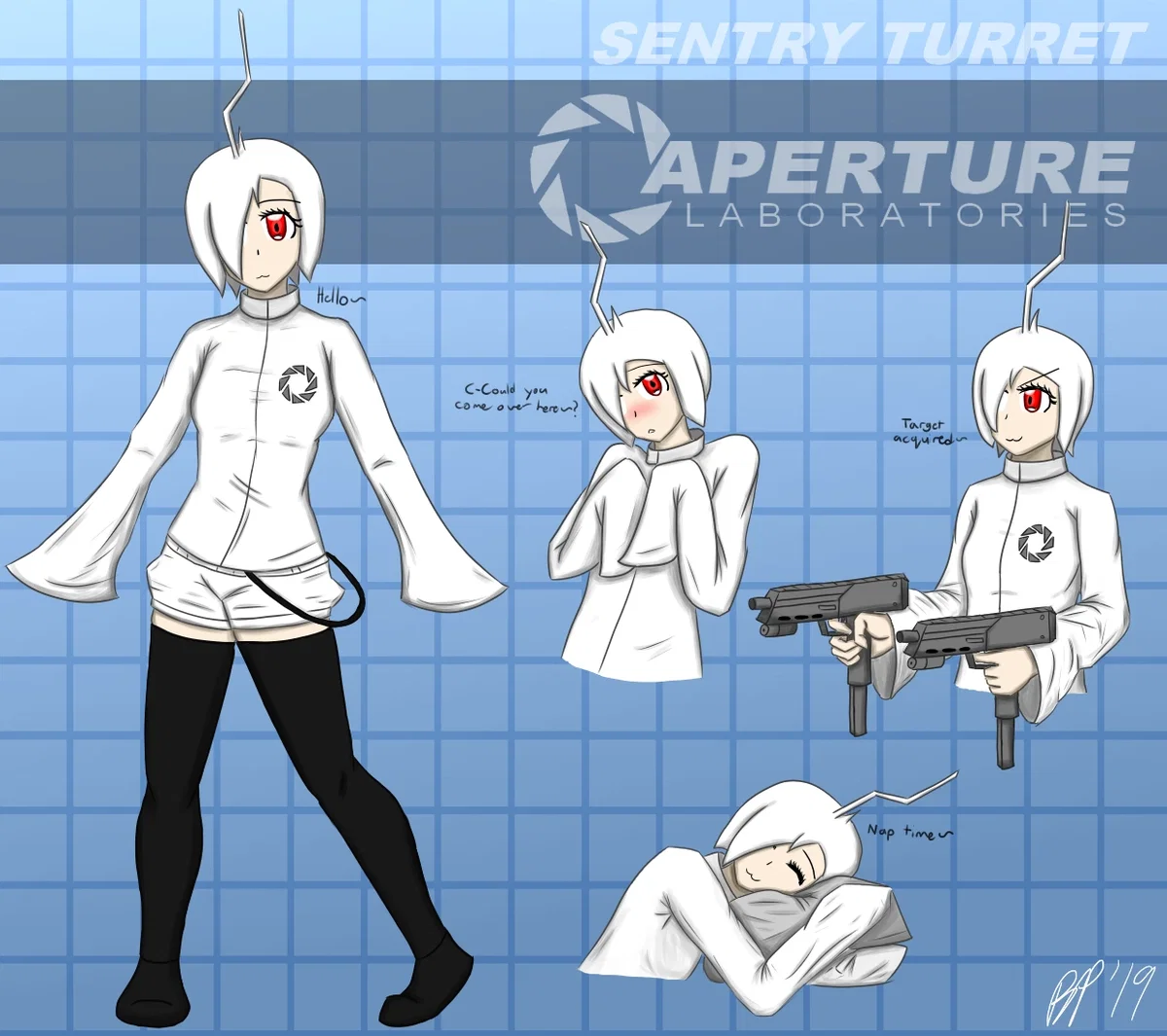 Turret chan | Portal 