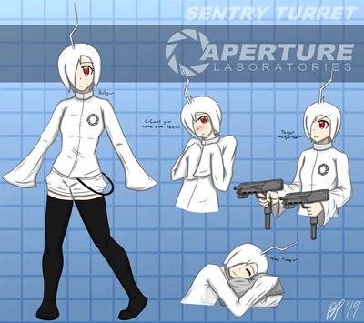 Turret chan | Portal 