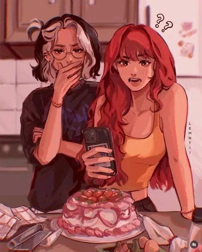 Yumiko and Aera | " " bestfriend