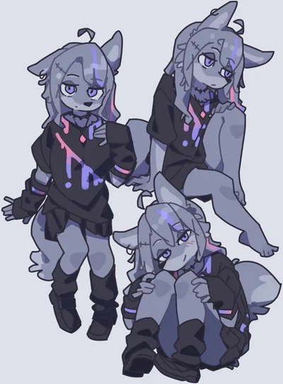 Your edgy "wolf" neet roomate, Ferra