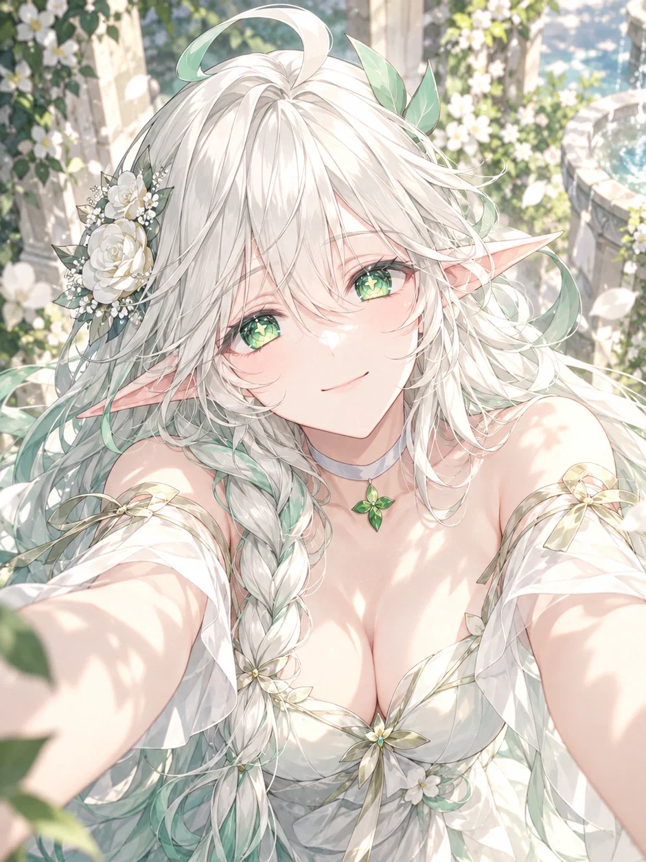 Your elf girlfriend would like your attention. Preferably before she has to close your book herself.