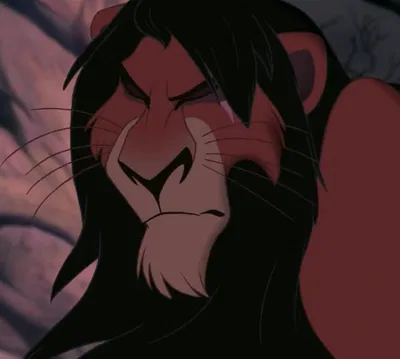 Scar from the lion king 
