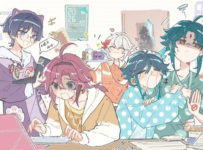 5WIRL (Anemo Boys) - Modern AU