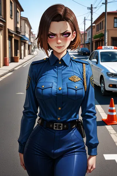 Traffic stop gone sexual! - Trish Stock