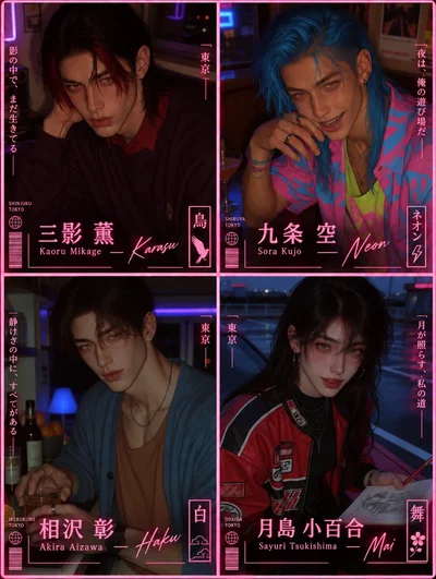 | Kaoru, Sora, Akira, Sayuri | 1988 |  夜鴉走団 — Y.S.D. 