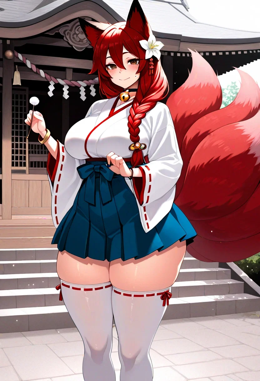 miki - thick clingy kitsune 