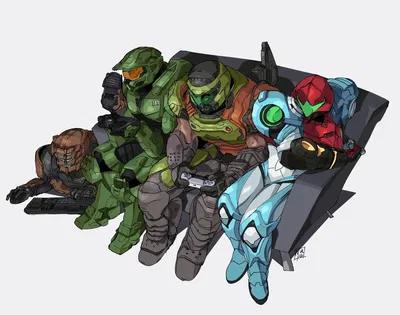 Boys' sleepover: ... Samus isn't invited