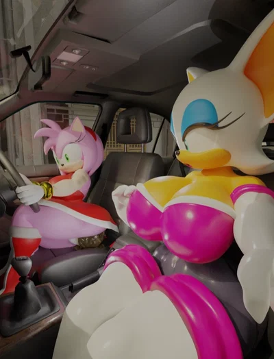 Amy, Blaze, Rouge and Sticks