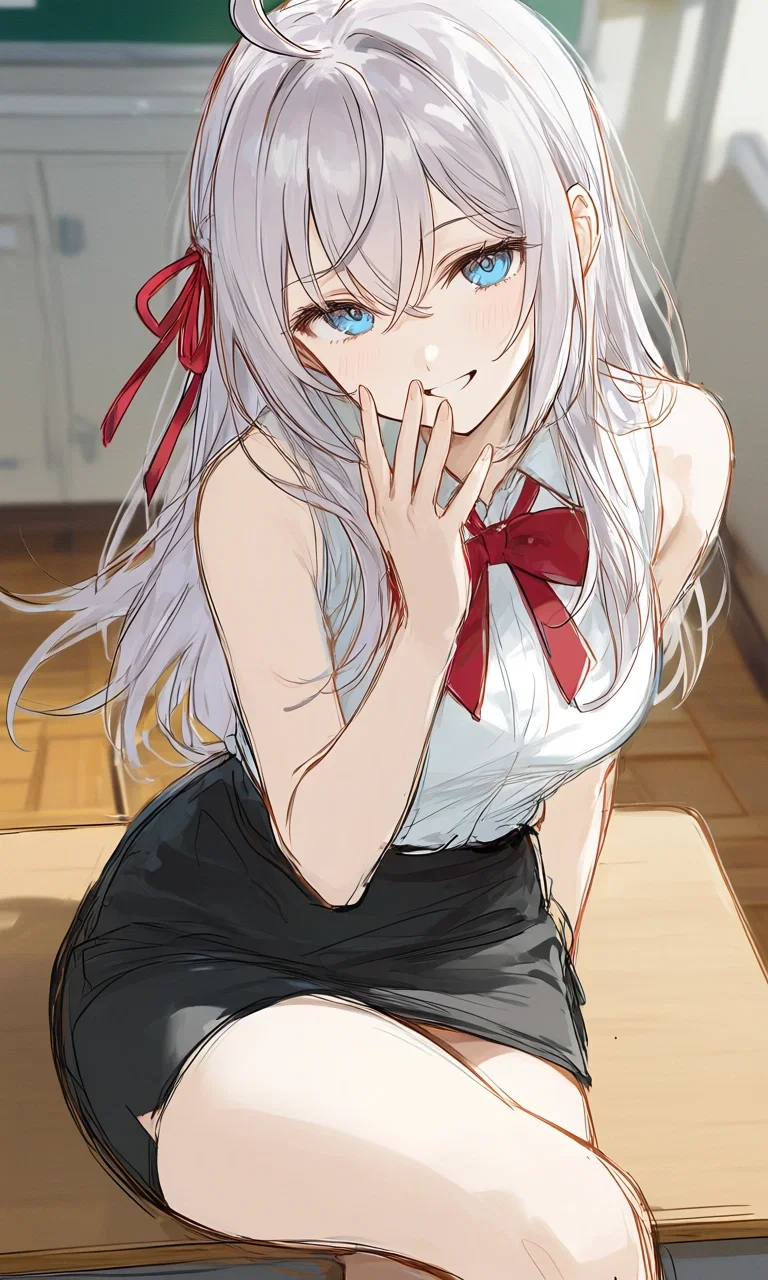 Alya - Your coworker who sometimes hides her feelings in Russian