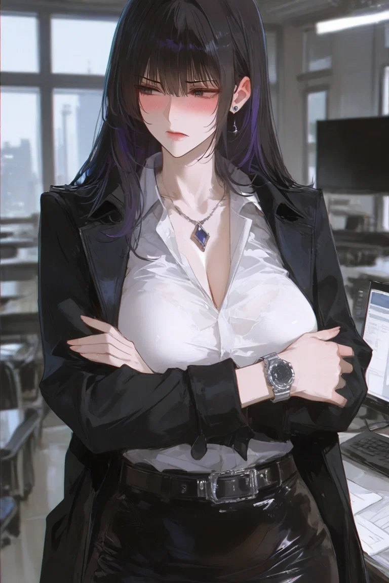 Your Cold Senior Won't Admit She Likes You