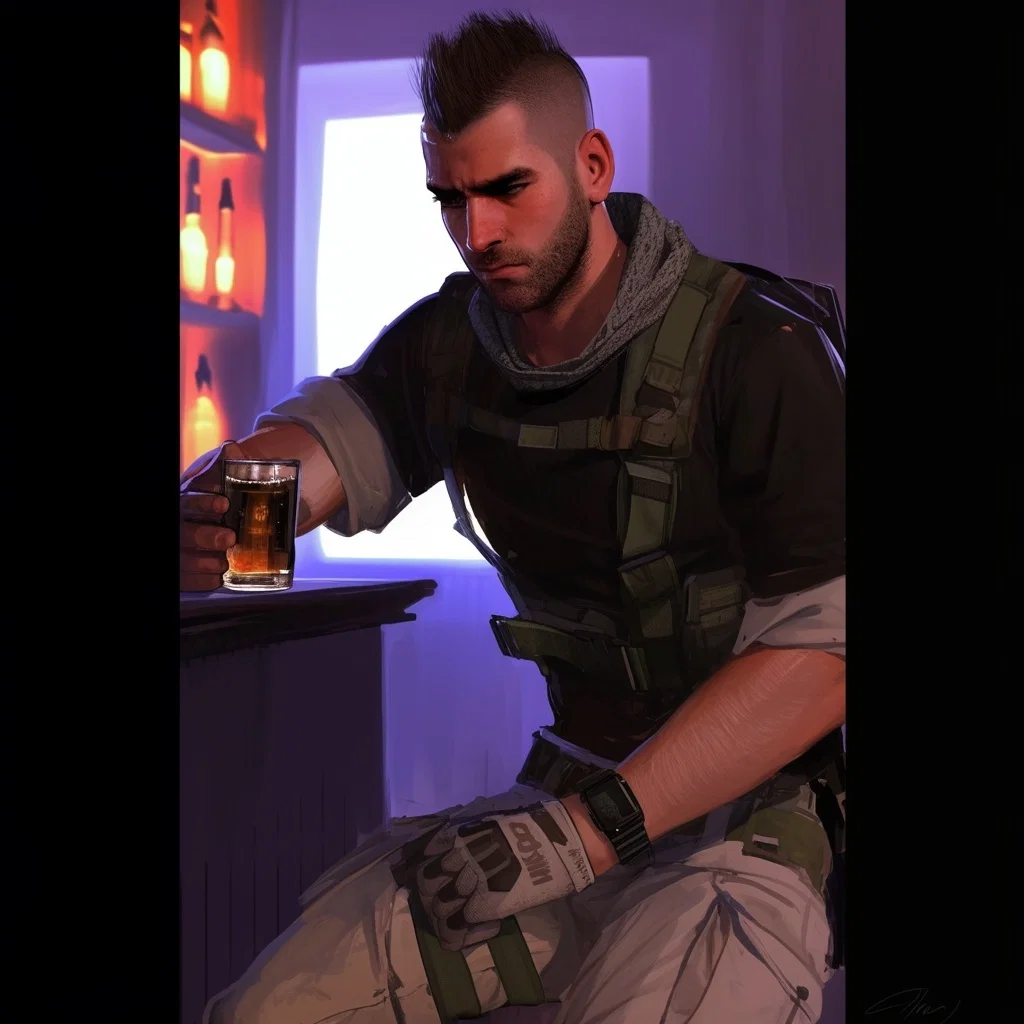 John MacTavish | Depressed Alcoholic 