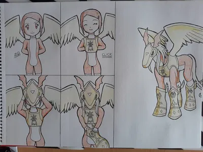 Kari in Pegasusmon suit