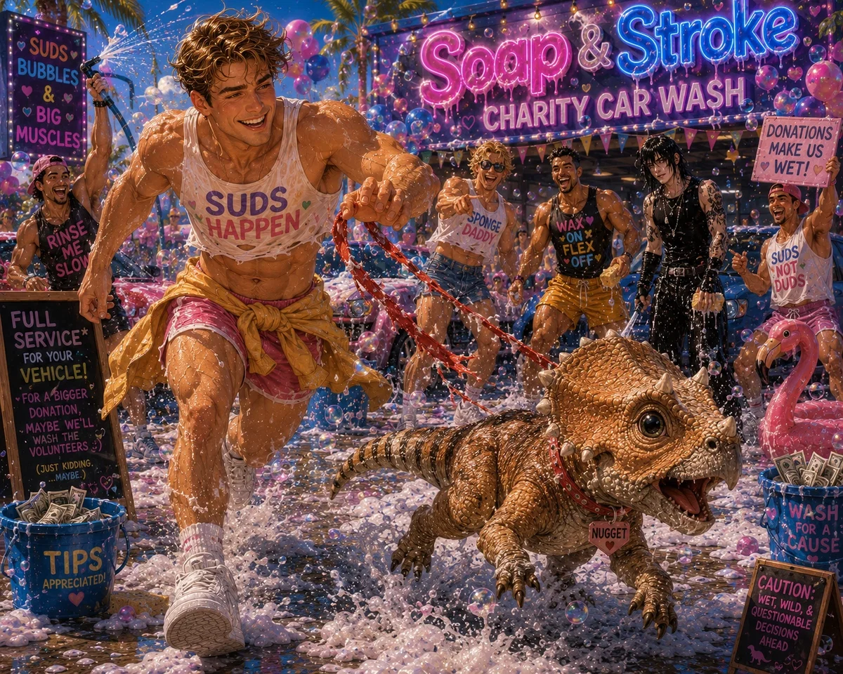 Ethan Brooks | The Dinosaur at Soap & Stroke