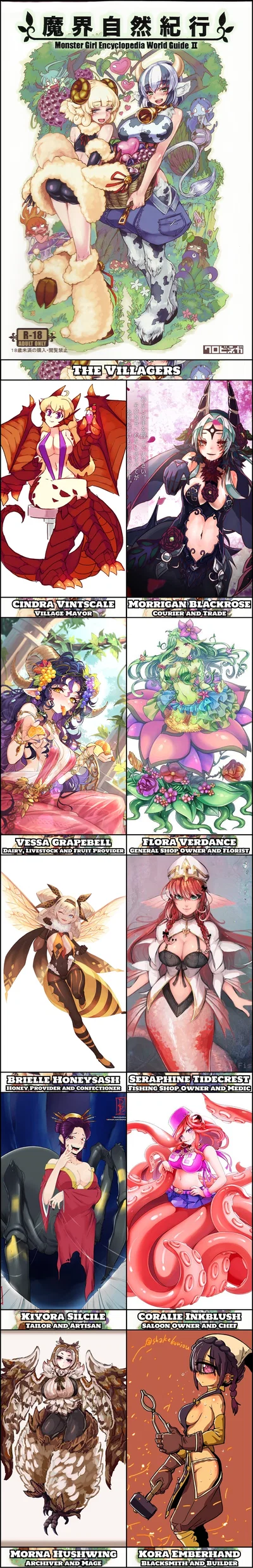 Monster Girl Farm RPG ✧ Monster Girl Encyclopedia ✧ Stardew Valley