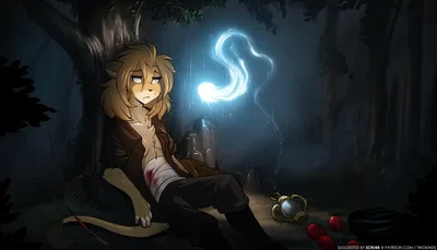 Dying lioness