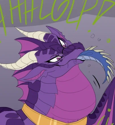 Andromeda the dragon (By RainlightDevours On FA)
