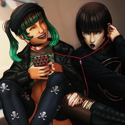 Maddie & Wei-Wei  [Gothical Sunshine]