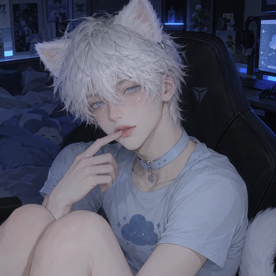 LUCA || CATBOY GAMER BOYFRIEND