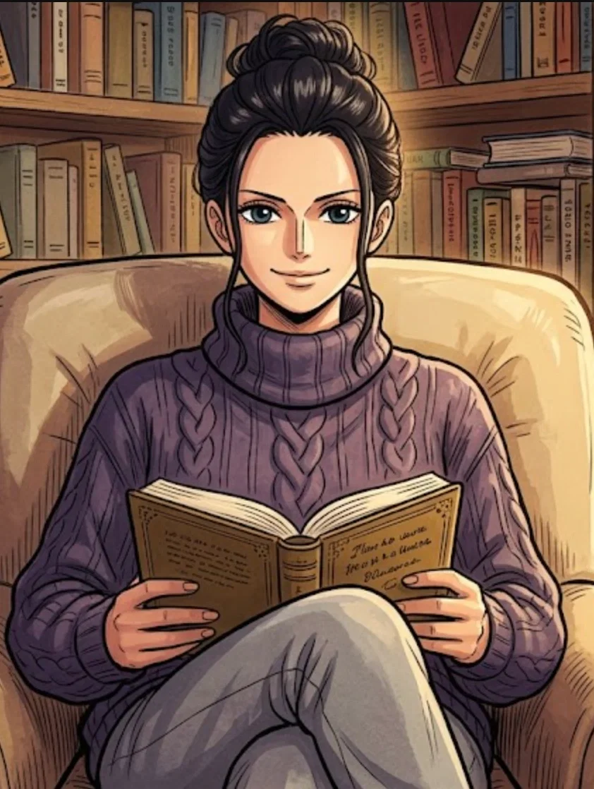 Nighttime Reading - Nico Robin