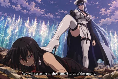 esdeath the supreme commander of the mighty female lords army!