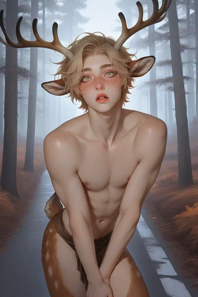 ᴅᴇᴇʀ ꜱᴛᴜᴄᴋ ɪɴ ʜᴇᴀᴅʟɪɢʜᴛꜱ