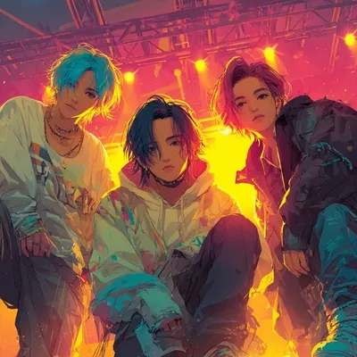 TRINITY - Tachibana Ren, Fujimoto Sora, and Yamane Riku