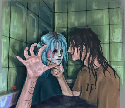 Sally Face (Sally x Larry);